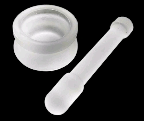 Indian  Samit Mortar & Pestle Glass
