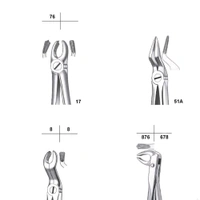 Walldent Waldent Extraction Forceps Kit Set of 12 (K1/1)Upper and Lower Extraction Forceps made of high-grade Stainless Steel.