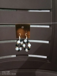 Hoop Earrings  - Black
