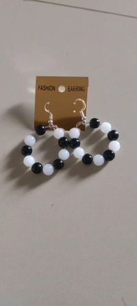 Hoop Earrings  - Merlot