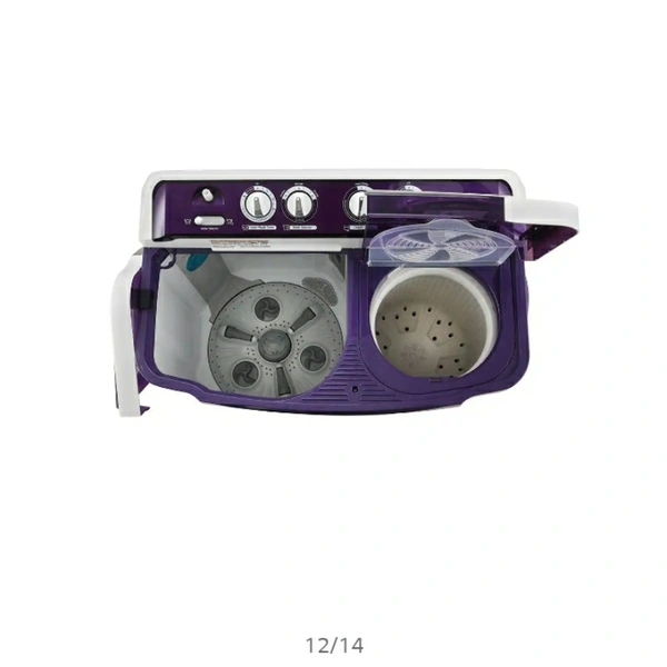 LG Semi Automatic Washing Machine 8kg - Dark Blue, 8 kg