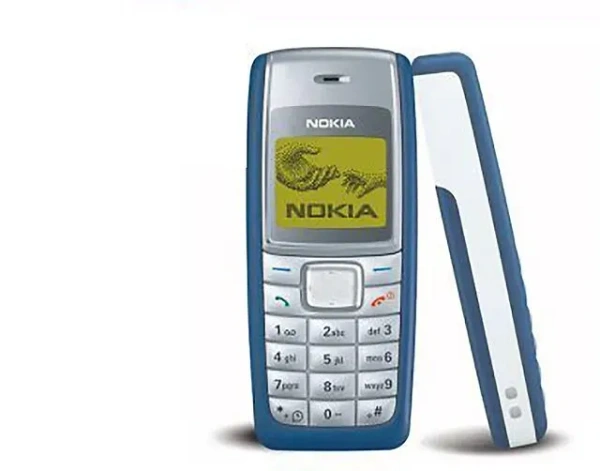 Nokia 1110i, (Single Sim, 1.2 inches Display) - Superb Condition, Like New  - Blue