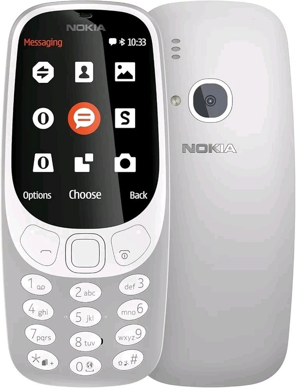 Nokia 3310 Dual SIM Keypad Phone with MP3 Player, Wireless FM Radio and Rear Camera Renewed - Yellow