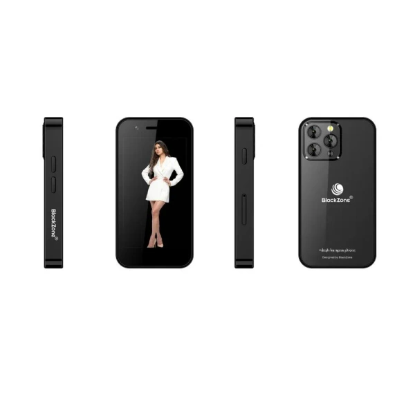 BlackZone iLite 3.0' Incell Display 3GB RAM 16 GB ROM 8 MP Triple Rear Camera - Black