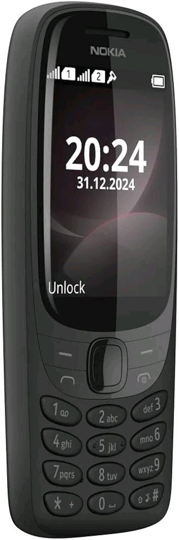 Nokia 6310 Dual SIM Keypad Phone with a 2.8” Screen, Wireless FM Radio and Rear Camera with Flash - Spring Green