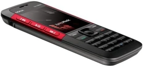 Nokia 5310 Express Music Single sim Unlocked Cell Phone with 2 MP Camera 3 Month Seller Warranty - Red & White