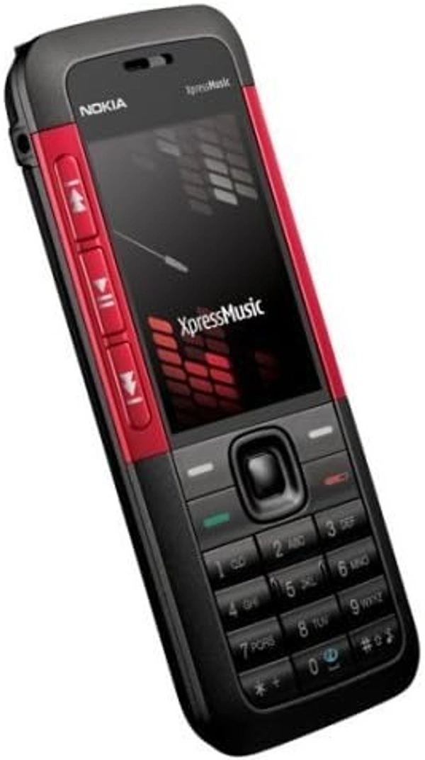 Nokia 5310 Express Music Single sim Unlocked Cell Phone with 2 MP Camera 3 Month Seller Warranty - Red & White