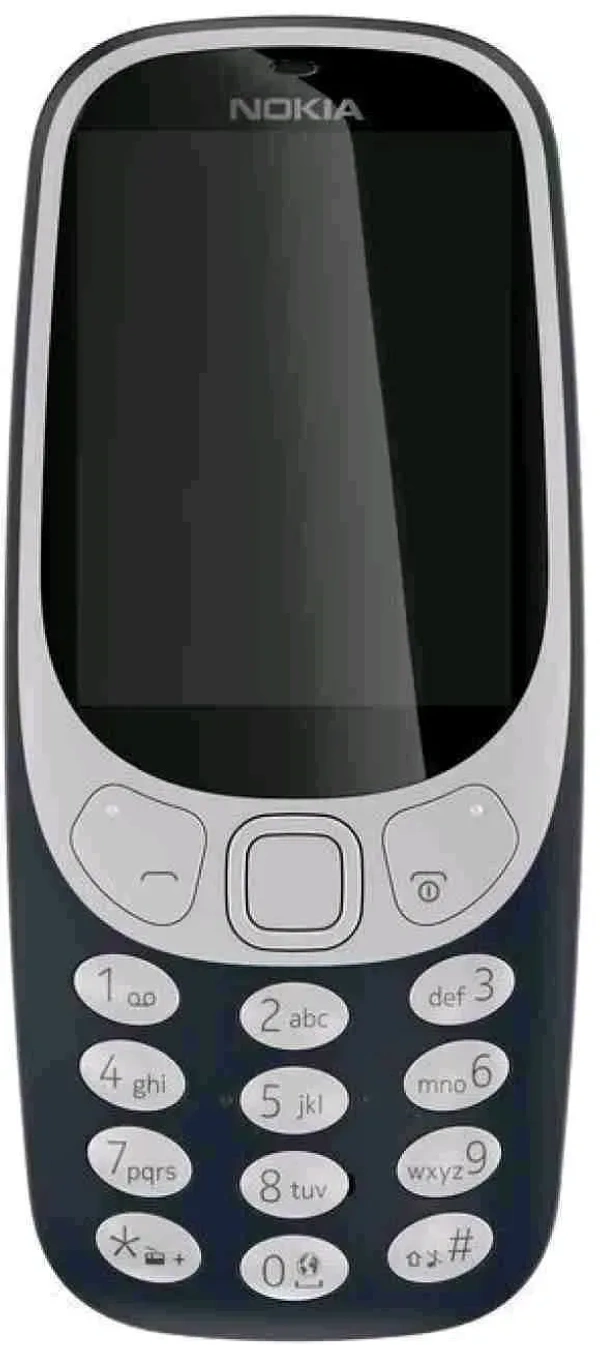 Nokia 3310 Dual SIM Keypad Phone with MP3 Player, Wireless FM Radio and Rear Camera Renewed - Yellow