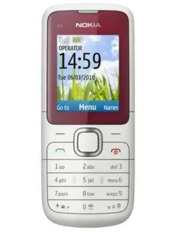 Nokia C1-01 Feature Phone With Battery & Charger Renewed - White