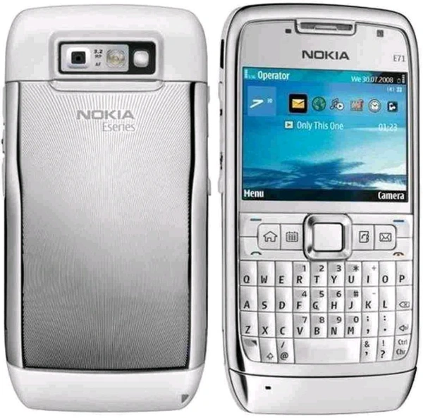 Nokia E71 Renewed Just Like New 3 Month Warranty  - White