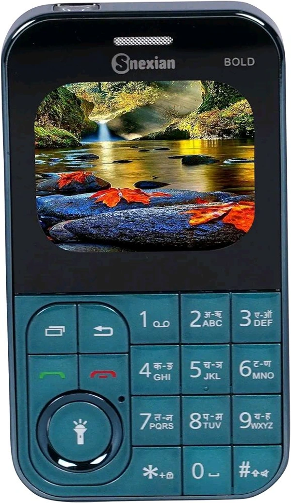 Snexian All-New Bold X2 Attractive Premium Dual Sim Keypad Mobile with 2.01" Display BT Dialer  - Gold