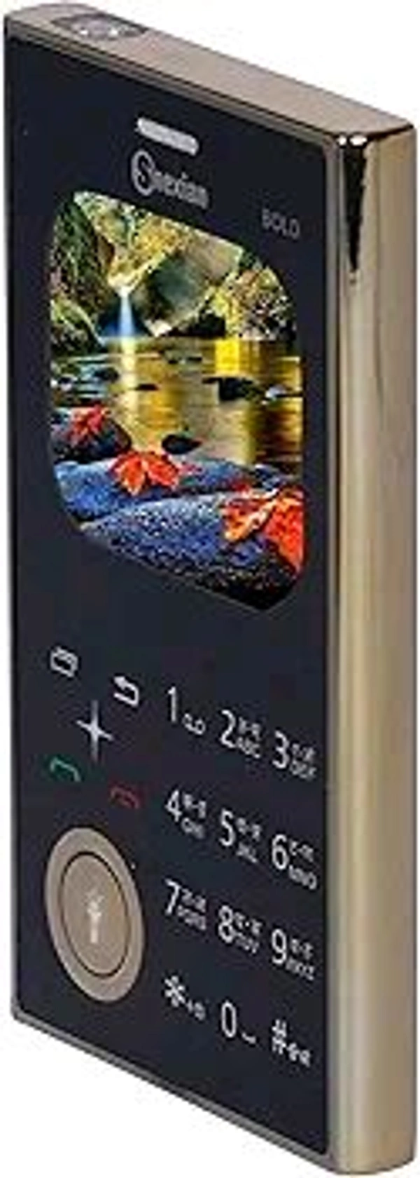 Snexian All-New Bold X2 Attractive Premium Dual Sim Keypad Mobile with 2.01" Display BT Dialer  - Gold