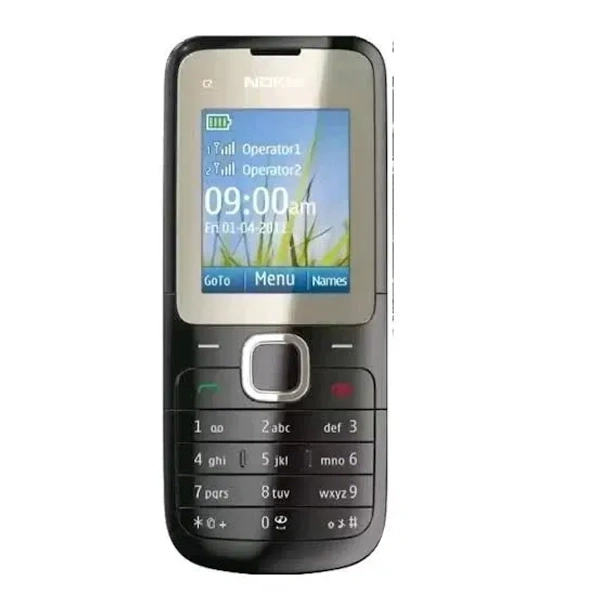 Nokia C2-00 Just Like New 1 Month Warranty Renewed  - Black
