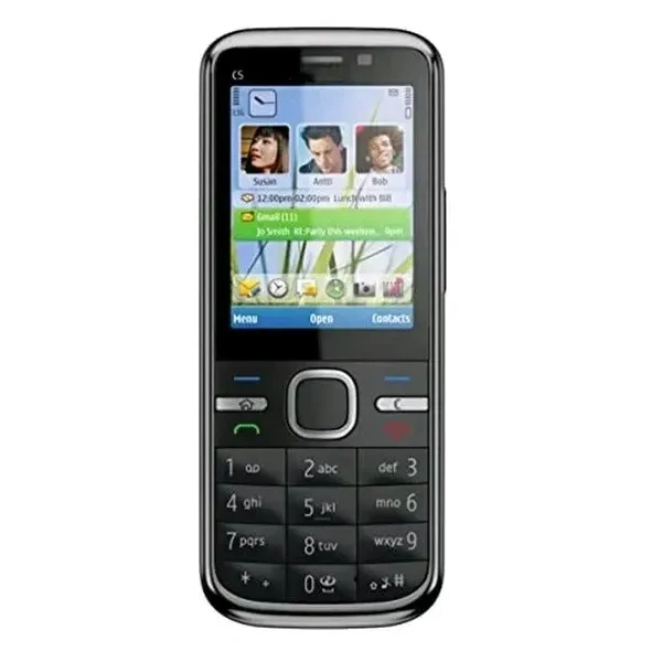 Nokia C5 Just Like New 1 Month Seller Warranty Renewed  - Black