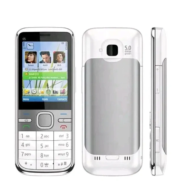 Nokia C5 Just Like New 1 Month Seller Warranty Renewed  - Black