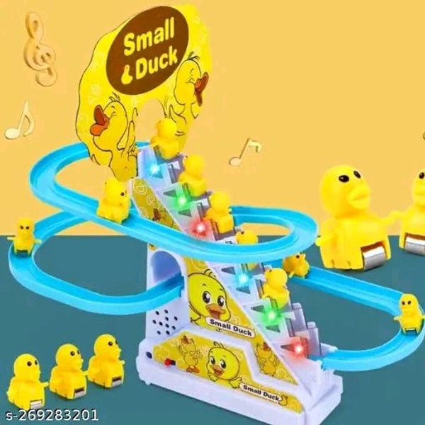 OPINA Musical Duck Track set toys For Kids With 3 DuckName: OPINA Musical Duck Track set toys For Kids With 3 DuckBattery Available: NoBattery Required: YesBIS/ISI Certification Number: 8530057716Colour: MulticolorMaterial: PlasticNet Quantity (N): 1Recommended Age: 2-4 YearsType: Sound ToysMusical Battery Operated Funny Little Ducks Go Race Retro Track Toy Game.Made of high-qualit