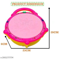 Flash Drum with 3D Lights and Music Effect & Playing Sticks-MulticoloredName: Flash Drum with 3D Lights and Music Effect & Playing Sticks-MulticoloredBattery Available: NoBattery Required: YesColour: MulticolorMaterial: PlasticNet Quantity (N): 1Recommended Age: 2-4 YearsType: Kids' Drums & PercussionHey Buyers|| Presenting FeverBazar instrument learning toy has Multicolor light, 3