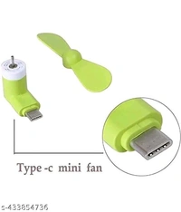 Type-C Mini Fan 2-Blade Fan High Speed USB Fan, Mini Mobile Cooler, Mini fan Support with All Android & Type-C Smatphones & Black Colour Round shape Handsfree Pouch Free (Multi-colour)Name: Type-C Mini Fan 2-Blade Fan High Speed USB Fan, Mini Mobile Cooler, Mini fan Support with All Android & Type-C Smatphones & Black Colour Round shape Handsfree Pouch Free (Multi-colour)Number Of 