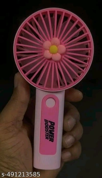 Mini fan  makeup fan - bast quality Name: Mini fan  makeup fan - bast quality Number Of Blades: 3Type: Rechargeable FanProduct Breadth: 4.5 CmProduct Height: 10 CmProduct Length: 4 CmNet Quantity (N): Pack Of 1mini fan makup fan .bast quality rechargeable fan.fan ka sath stand  or type c data cable bhi hai.Country of Origin: India