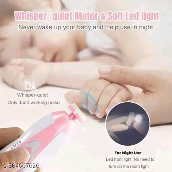 Baby Nail Trimmer Electric,Safe Baby Nail Manicure Set with Nail Clippers,Toes Fingernails Care, Trim Polish Grooming Kit for Newborn Toddler Kids Adult,Grinding Heads & LED LightName: Baby Nail Trimmer Electric,Safe Baby Nail Manicure Set with Nail Clippers,Toes Fingernails Care, Trim Polish Grooming Kit for Newborn Toddler Kids Adult,Grinding Heads & LED LightProduct Name: Baby N