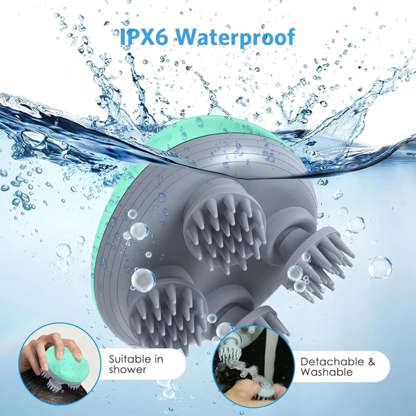 Top Hair Scalp Massager for Hair Growth & Stress Relief | Waterproof, Portable & Powerful