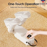 TOURTIER Multifunctional Foldable Shoe Dryer, Instant Heating Shoes Warmer Intelligent Disinfection Deodorizing Shoe Dryer Suitable for All Kinds of Shoes