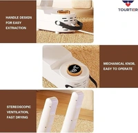 TOURTIER Multifunctional Foldable Shoe Dryer, Instant Heating Shoes Warmer Intelligent Disinfection Deodorizing Shoe Dryer Suitable for All Kinds of Shoes