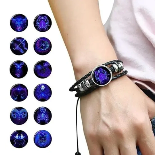 Mesh Rashi Bracelet For Girls And Women - Free, Black