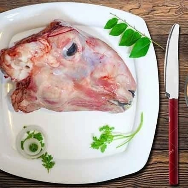 Goat head curry without skin (1 pcs)