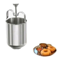 Stainless Steel  Vada Maker with Stand, mendu WADA Machine, mendu WADA Maker,  vada Maker Machine (Silver) - silver