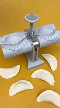 DUMPLING MAKER MOLD,DOUBLE HEAD DUMPLING MOLD WRAP TWO AT A ONE TIME,HOUSEHOLD DUMPLING MAKER MOULD,EASY-TOOL FOR MAKING DUMPLINGS,DUMPLING PRESS MOLD KITCHEN ACCESSORIES (Brown Box)Name: DUMPLING MAKER MOLD,DOUBLE HEAD DUMPLING MOLD WRAP TWO AT A ONE TIME,HOUSEHOLD DUMPLING MAKER MOULD,EASY-TOOL FOR MAKING DUMPLINGS,DUMPLING PRESS MOLD KITCHEN ACCESSORIES (Brown Box)Material: Plas - Free Size