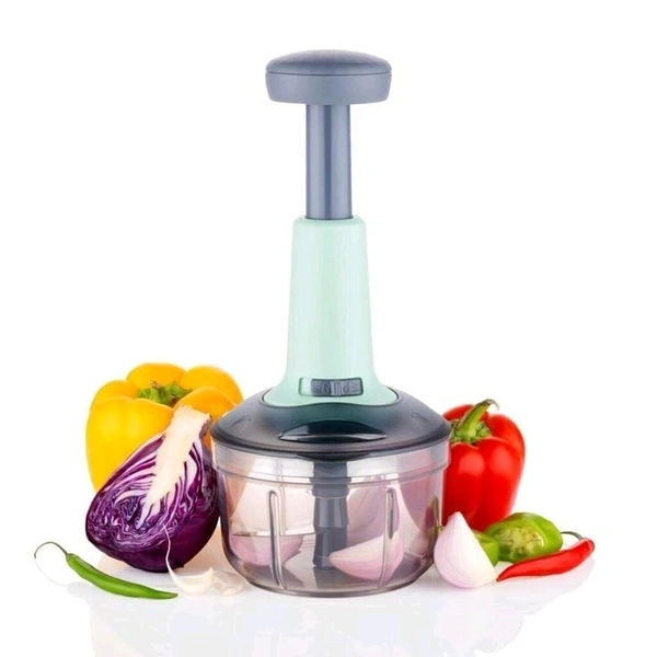 Stysol (900 ML) Push & Chop Chopper, Super Mom by Apex, 420 Grade Stainless Steel Blade, Choper to Chop & Cut Fruits, Vegetables, Nuts, Herbs, Onions for Salsa,Salad,Pesto,Hummus (Pack of 1,Multicolor)Name: Stysol (900 ML) Push & Chop Chopper, Super Mom by Apex, 420 Grade Stainless Steel Blade, Choper to Chop & Cut Fruits, Vegetables, Nuts, Herbs, Onions for Salsa,Salad,Pesto,Hummu - Free Size