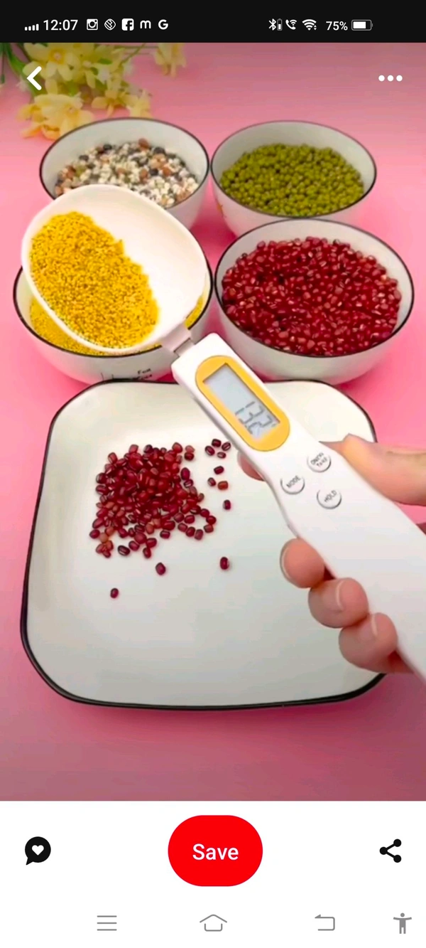 KENAYO ENTERPRISE Digital Kitchen Spoon Electronic Food Weighing Scale (500g/0.1g) with LCD Display Detachable Scoop and Tare Function for Measuring Cooking Ingredients Coffee Flour Spices MedicineName: KENAYO ENTERPRISE Digital Kitchen Spoon Electronic Food Weighing Scale (500g/0.1g) with LCD Display Detachable Scoop and Tare Function for Measuring Cooking Ingredients Coffee Flour - Free Size