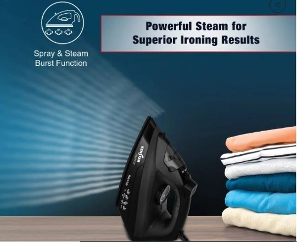 KENSTAR MATRIX STEAM IRON 2000 WATTS - Black, 27, 14.8, 11.2