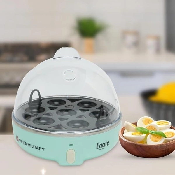 SWISS MILITARY EGGIE EGG COOKER (7 EGGS) - Green, 15, 14, 14