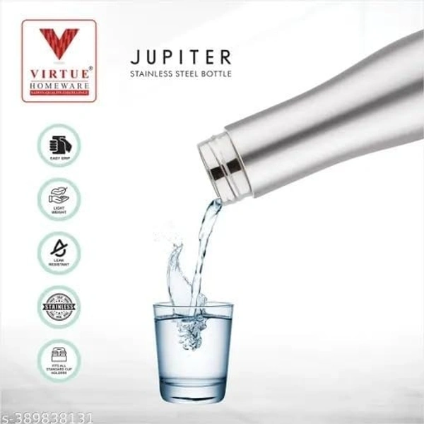 VIRTUE JUPITER 1000ml INSULATED STAINLESS STEEL BOTTLE - Gray, 8, 28, 8