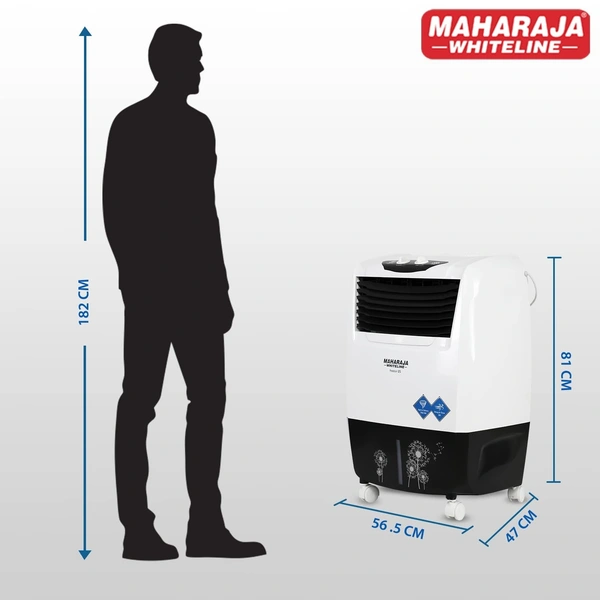 MAHARAJA WHITELINE FROSTAIR 25Litre ROOM AIR COOLER - White, 49, 70, 35.5