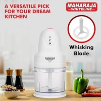 MAHARAJA WHITELINE FRISCO DLX 800ML ELECTRIC CHOPPER 250 WATT - White, 13.5, 25.2, 13.5