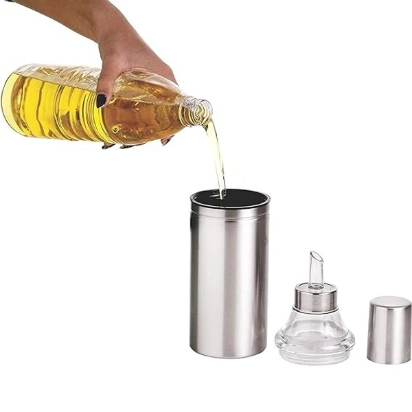VIRTUE OILCAN 1000 ML COOKING OIL DISPENSER  - Gray, 10, 32, 8