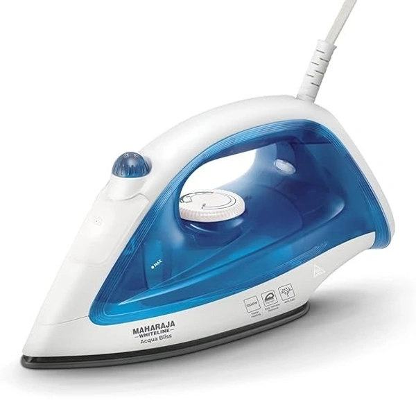 MAHARAJA WHITELINE ACQUA BLISS 1200-WATT STEAM IRON - Blue, 28, 14.7, 12