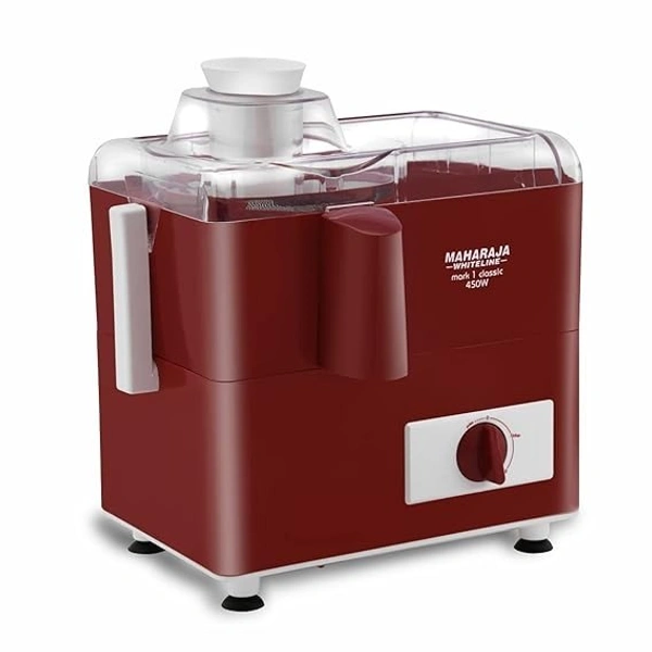 MAHARAJA WHITELINE MARK 1 CLASSIC JUICE EXTRACTOR 450 WATT - Red, 24, 23, 30