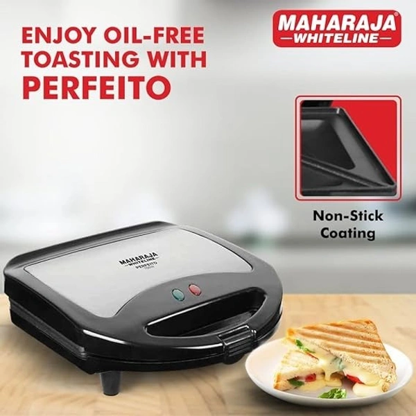 MAHARAJA WHITELINE PERFEITO SANDWICH MAKER 750 WATT - Gray, 27.5, 27.5, 12.5