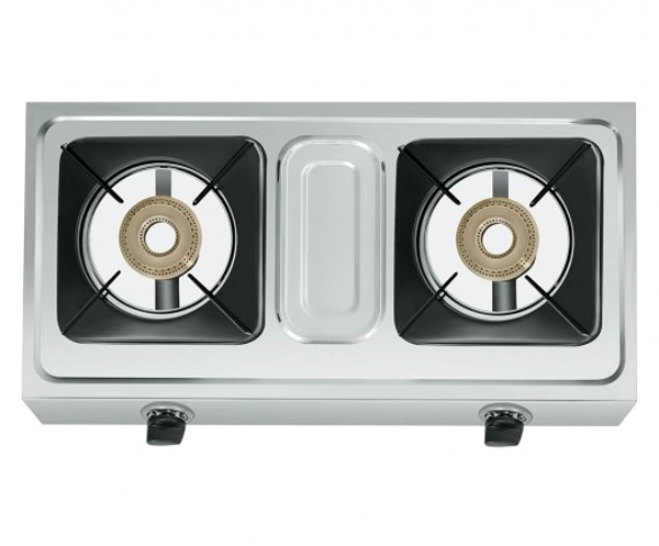 MAHARAJA WHITELINE TRENDY PLUS 2 BURNER GAS STOVE - Gray, 40, 18, 22