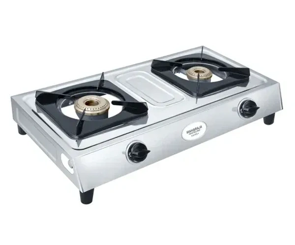 MAHARAJA WHITELINE TRENDY PLUS 2 BURNER GAS STOVE - Gray, 40, 18, 22