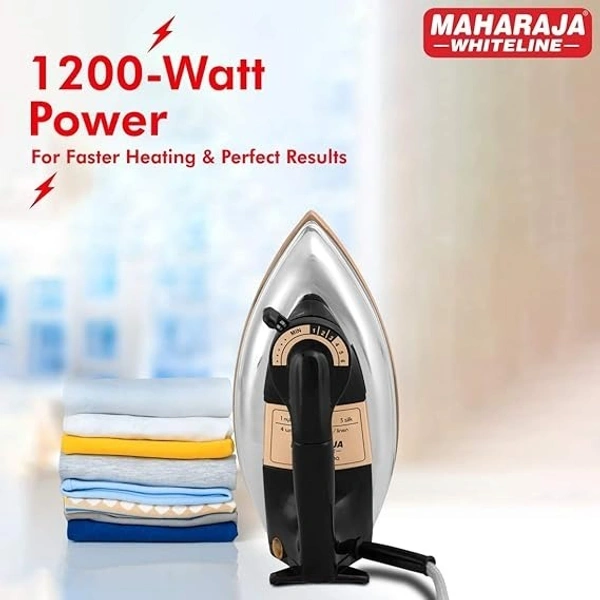 MAHARAJA WHITELINE CLASSICO PALANCHA DRY IRON 1200 WATT - Black, 27, 14.2, 14