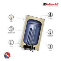 GOLDMEDAL G-HYDRO 25 LITRE STORAGE WATER HEATER (GEYSER) - White, 28, 60, 37