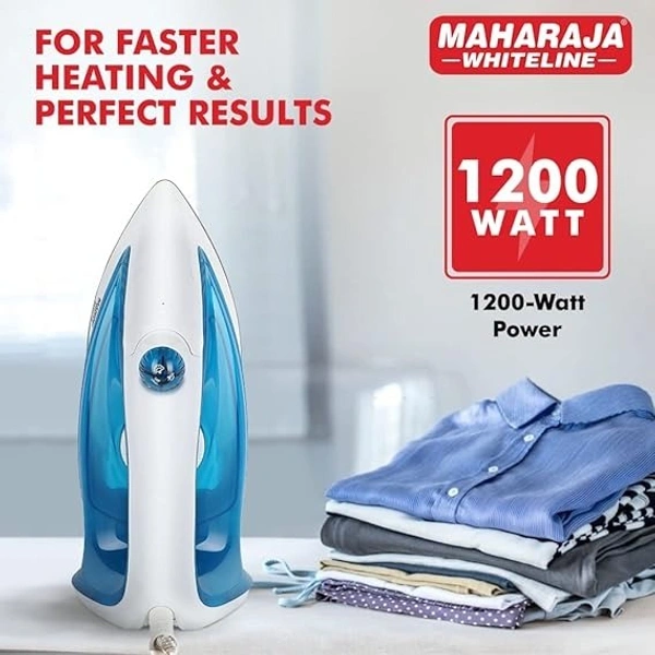 MAHARAJA WHITELINE ACQUA BLISS 1200-WATT STEAM IRON - Blue, 28, 14.7, 12