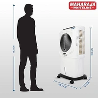 MAHARAJA WHITELINE GLACIO PRIME 65 Litre DESERT AIR COOLER - White