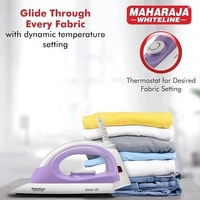 MAHARAJA WHITELINE SLEEK DLX DRY IRON 1000 WATTS - 23, 10, 12