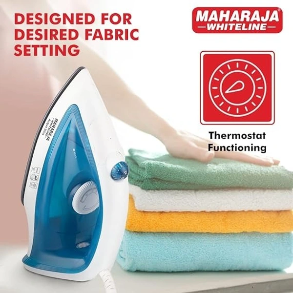 MAHARAJA WHITELINE ACQUA BLISS 1200-WATT STEAM IRON - Blue, 28, 14.7, 12